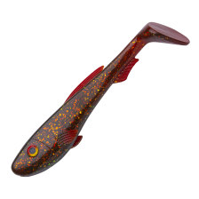 Приманка силиконовая Abu Garcia Beast Paddle Tail 21см (8,25") #Lava Motoroil